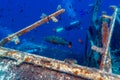 Zenobia Ship Wreck near Paphos, Cyprus Royalty Free Stock Photo