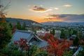 Zenrin temple Eikando in kyoto, japan at dusk Royalty Free Stock Photo