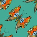 Zentangle stylized Butterfly