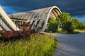 Zentrum Paul Klee museum in Bern at sunset, Switzerland Royalty Free Stock Photo