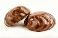 Zephyr chocolate dessert isolated truffle praline