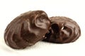 Zephyr chocolate dessert truffle praline Royalty Free Stock Photo