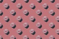 Zephyr on a pink background. Seamless Zephyr Pattern. Hard shadows