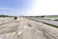 Zeppelin Field grandstand Royalty Free Stock Photo