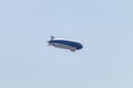 Zeppelin flying in the sky - In summer sky - Denmark Royalty Free Stock Photo