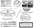 Zeppelin Related Postmarks