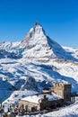 View of Matterhorn from Gornergrat train station