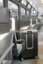 Zermatt, Switzerland, July 26, 2022: Inside a train in Zermatt train station, Switzerland, Europe. Royalty Free Stock Photo