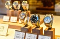 Rolex luxury watches for sale in window store \