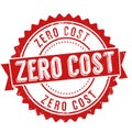 Zero cost sign or stamp