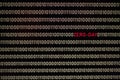 ZERO-DAY text and binary code concept from the desktop computer screen. Royalty Free Stock Photo