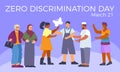 Zero Discrimination People Card