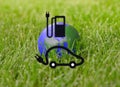 Zero emission electric vehicle concept, environment protection, ecology