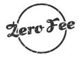 zero fee sign. zero fee round vintage stamp. Royalty Free Stock Photo