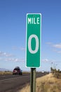 Zero Mile Road Sign
