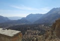 Zero point top view at Ziarat Balochistan Royalty Free Stock Photo