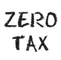 Zero tax rubber stamp