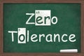 Zero Tolerance Royalty Free Stock Photo