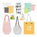 Zero waste bag items
