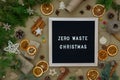 Zero waste Christmas concept. New Year 2022 gifts