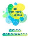Zero waste concept Royalty Free Stock Photo