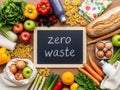 Sustainable Zero Waste Grocery Shopping Plastic-Free Organic Food Guide Royalty Free Stock Photo