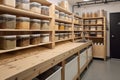 zero waste grocery store, with bulk bins and packaging-free foods