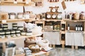 Zero waste shop interior details Royalty Free Stock Photo