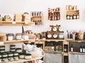 Zero waste shop interior details Royalty Free Stock Photo