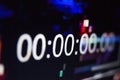 Zeroes on the abstract glitch background Royalty Free Stock Photo