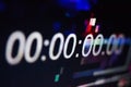 Zeroes on the abstract glitch background Royalty Free Stock Photo