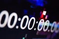 Zeroes on the abstract glitch background Royalty Free Stock Photo
