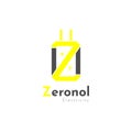 Zeronol Electricity Logo Vector Design