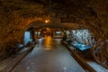 Zerostrasse, an underground tunnel passing under the old town of Pula, Croatia