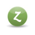 Zerply icon, simple style Royalty Free Stock Photo