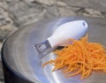 Zester and Carrots Royalty Free Stock Photo