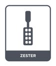 zester icon in trendy design style. zester icon isolated on white background. zester vector icon simple and modern flat symbol for