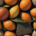 Zesty citrus bounty: lemons and oranges