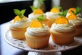 Zesty Citrus cupcakes. Generate Ai