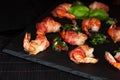 Zesty Marinated Bacon-Wrapped Shrimp