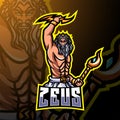 Zeus esport mascot logo