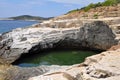 Zeus eye cave,Thassos, Greece,