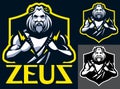 Zeus God Mascot Royalty Free Stock Photo