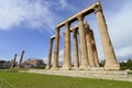 Zeus temple in Athens Royalty Free Stock Photo