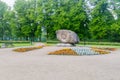 Europe City stone in the park