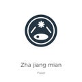 Zha jiang mian icon vector. Trendy flat zha jiang mian icon from food collection isolated on white background. Vector illustration