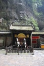 Zhang Yi Mou`s Inn in Wulong Tiankeng Three Bridges, Chongqing, China