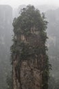 Zhangjiajie mountains in Wulingyuan national park, Hunan - China