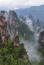 Zhangjiajie mountains in Wulingyuan national park, Hunan - China