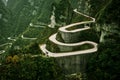 Zhangjiajie National Forest Park Road Exiting the 99 Bends